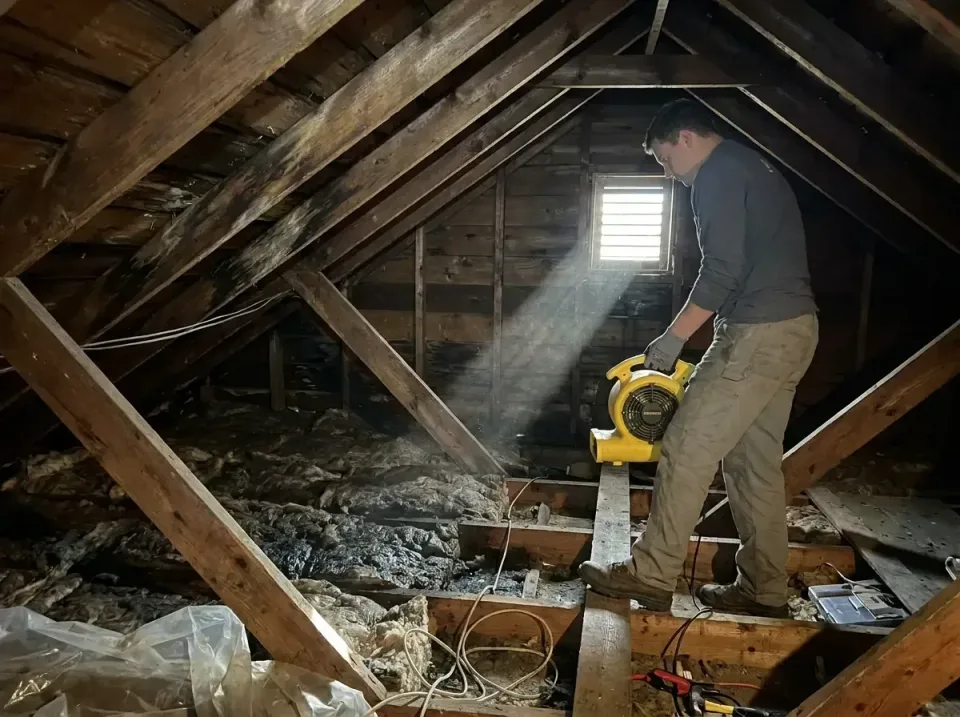 attic-water-damage-drying-proc-007 — frequently asked questions, Emergency Water Extraction & 24/7 Flood Response in Chanute…